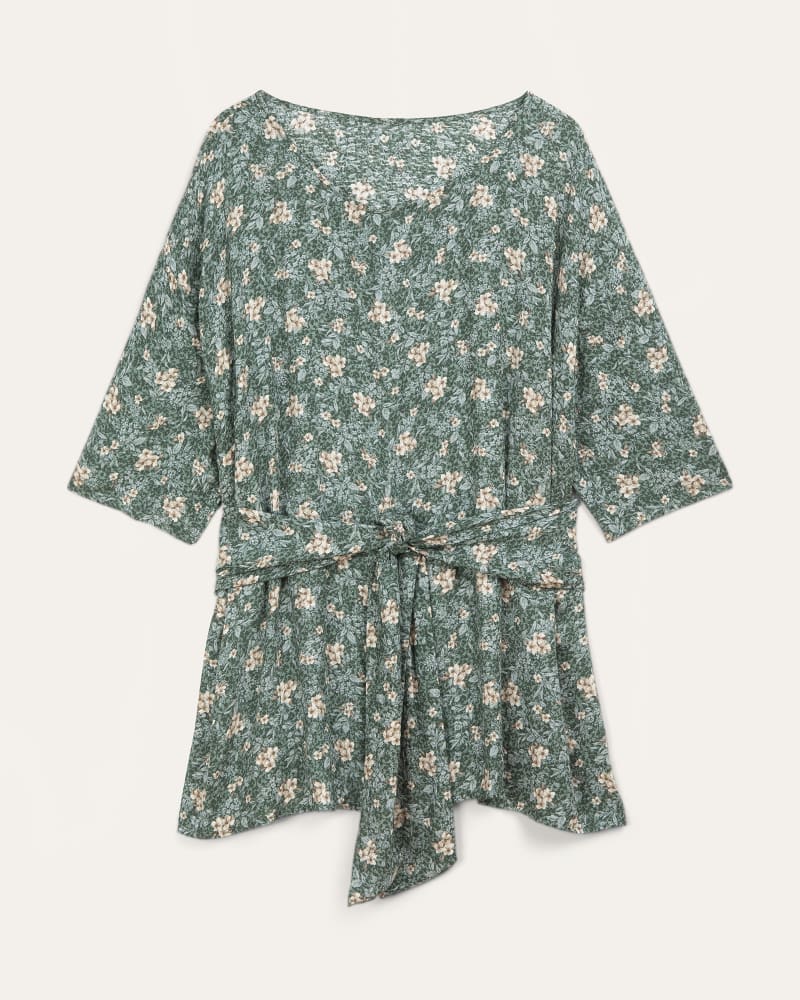 Front of plus size Kara Tie-Front Top by Molly & Isadora | Dia&Co | dia_product_style_image_id:202136